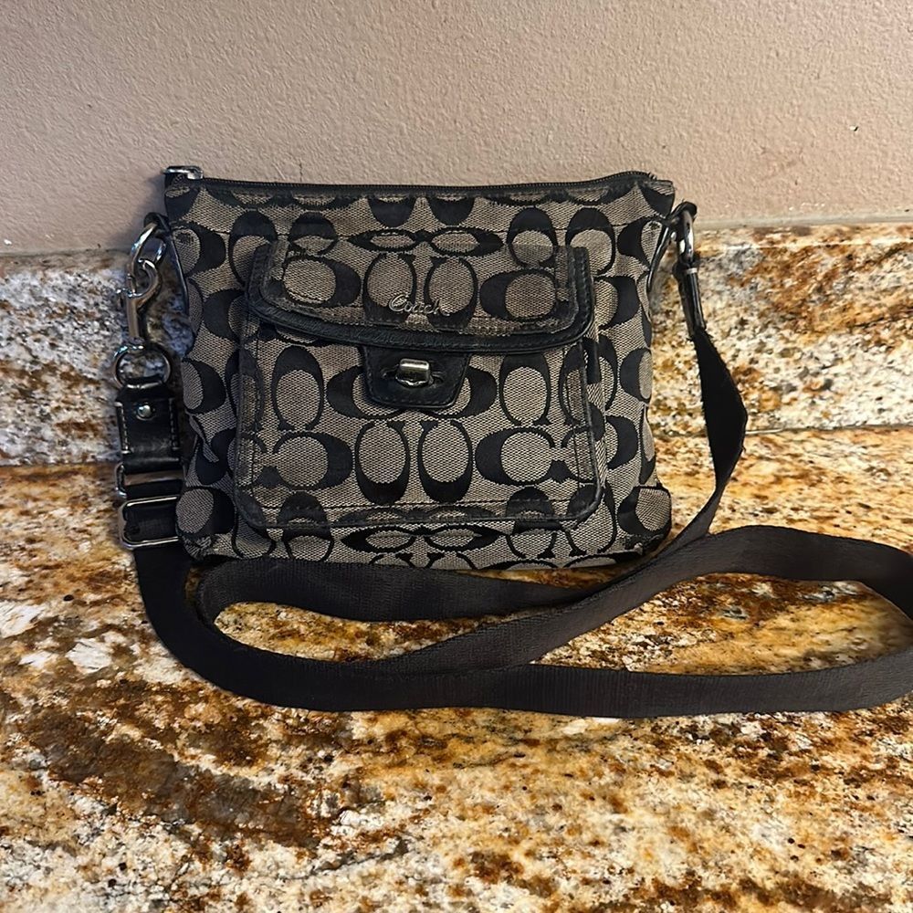 Coach Signature Canvas Crossbody Bag